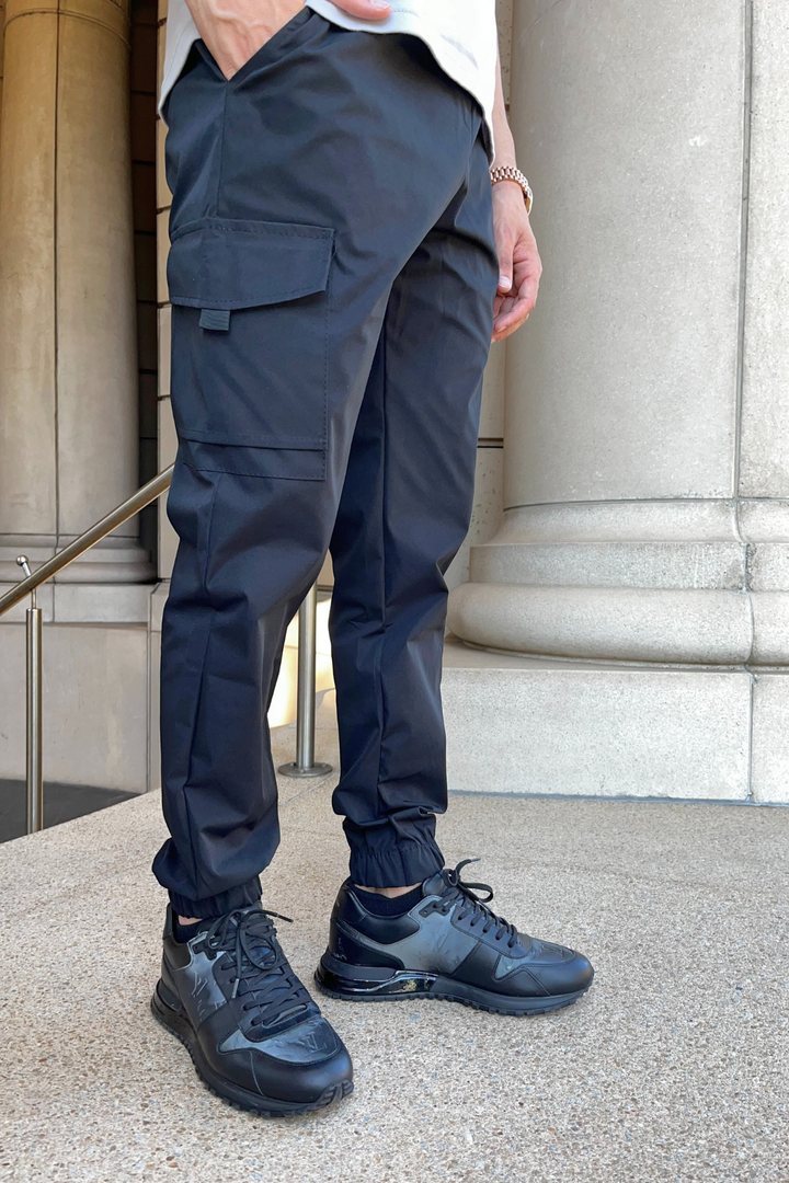 Capri Cargo Pants - Black