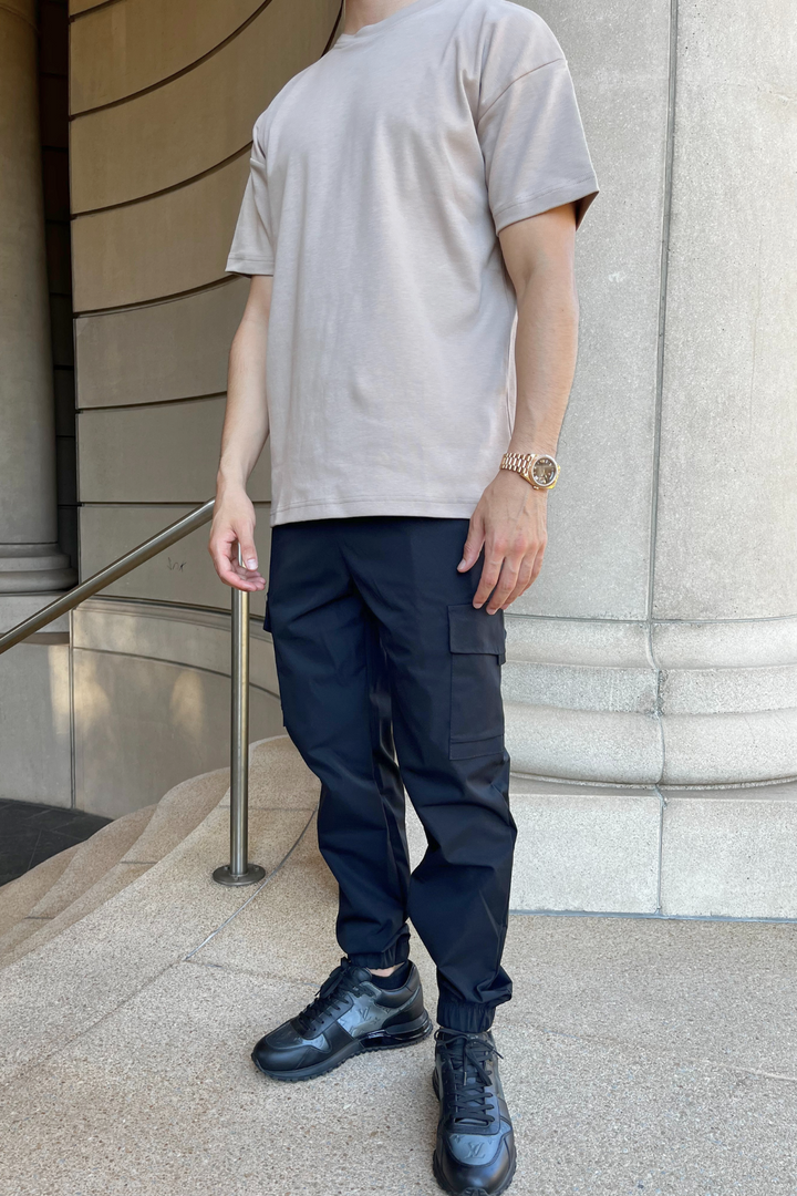 Capri Cargo Pants - Black