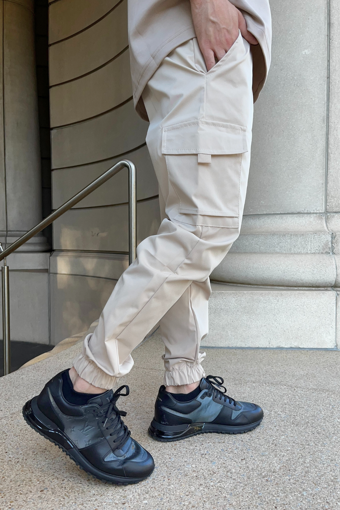 Capri Cargo Pants - Beige