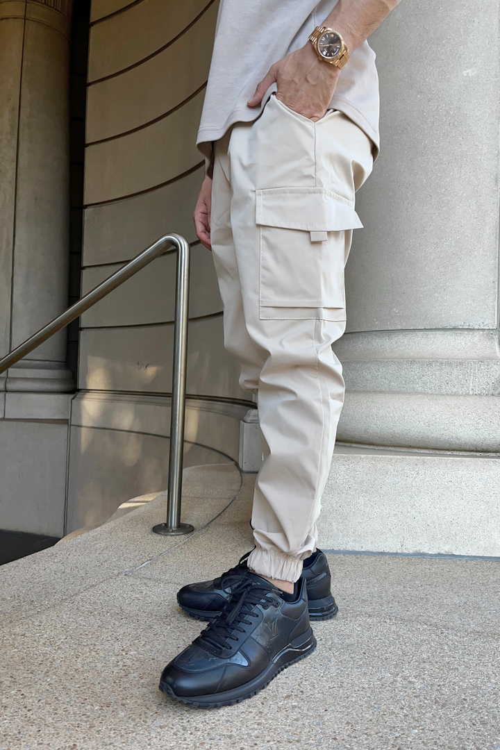 Capri Cargo Pants - Beige