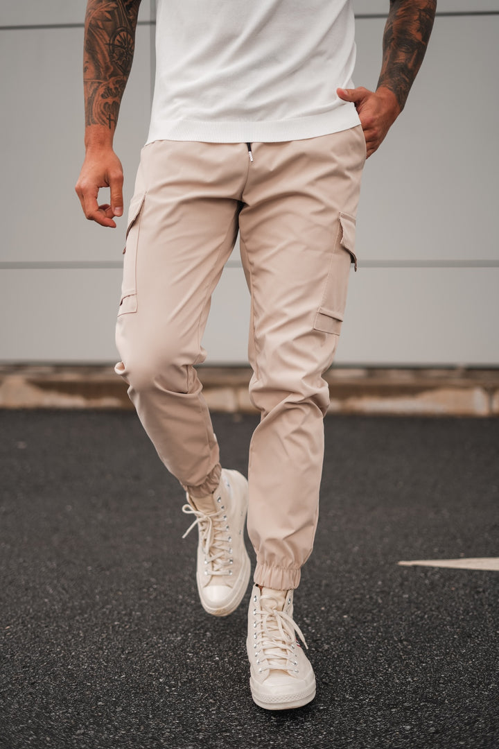 Capri Cargo Pants - Beige