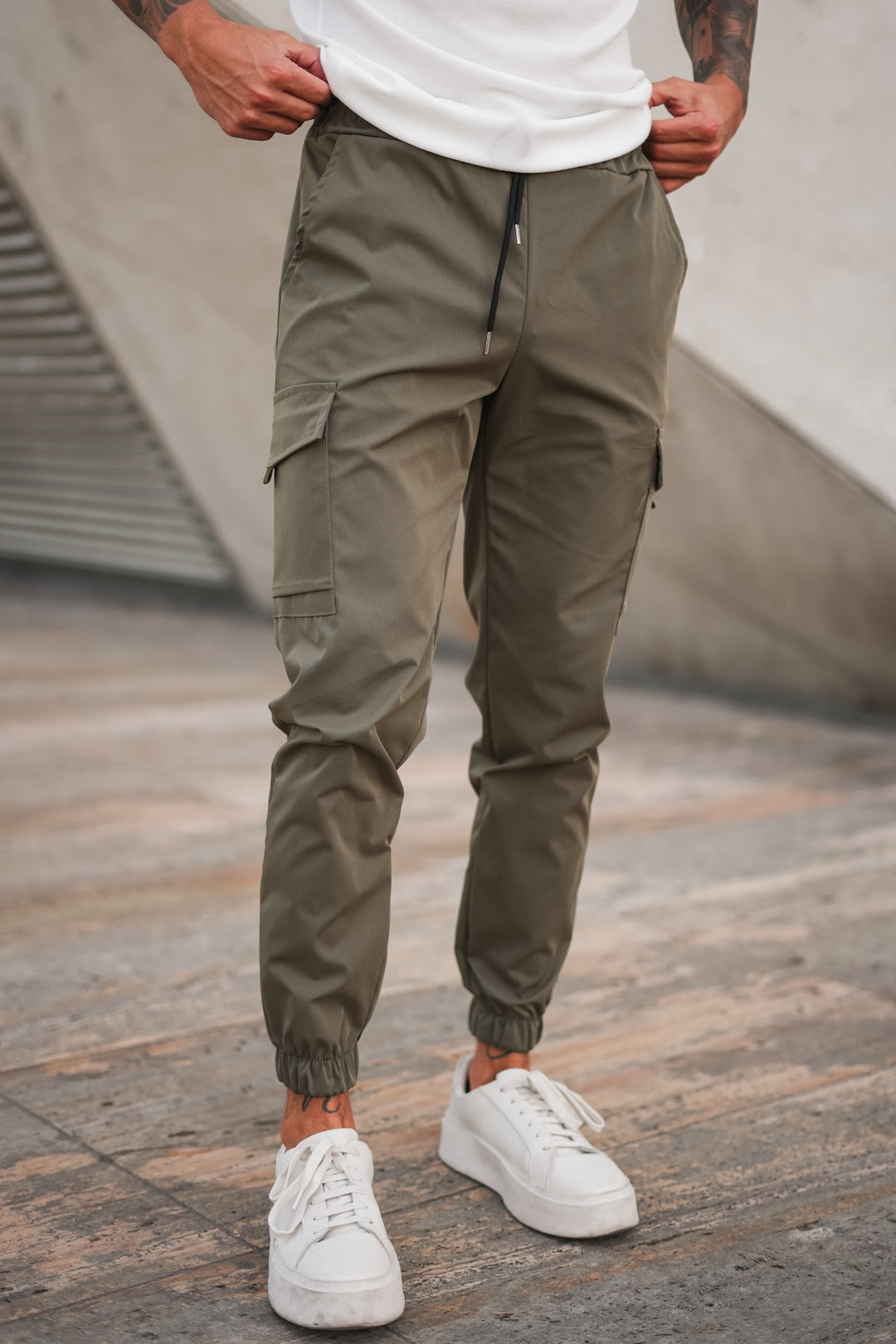 Capri Cargo Pants - Khaki