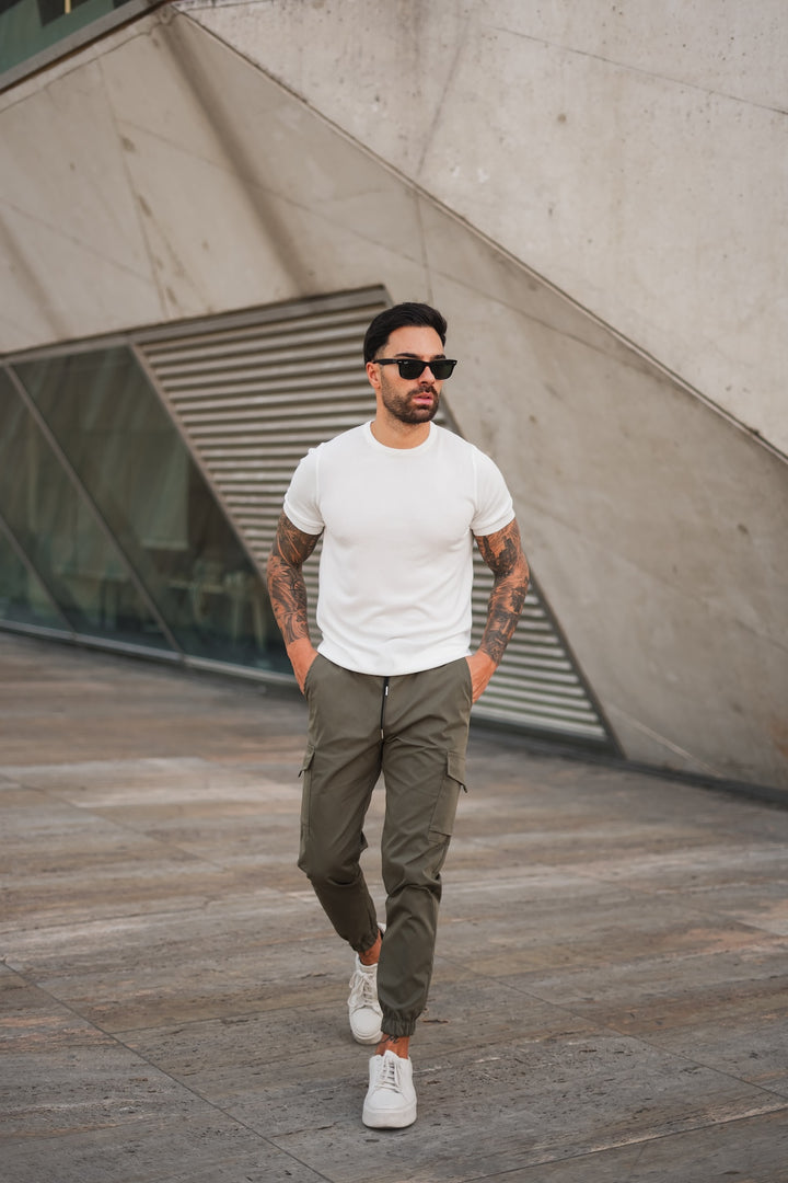 Capri Cargo Pants - Khaki