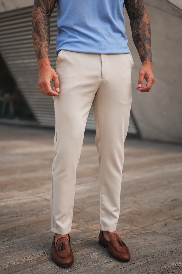 Plain Milan Chino - Beige (passt klein)