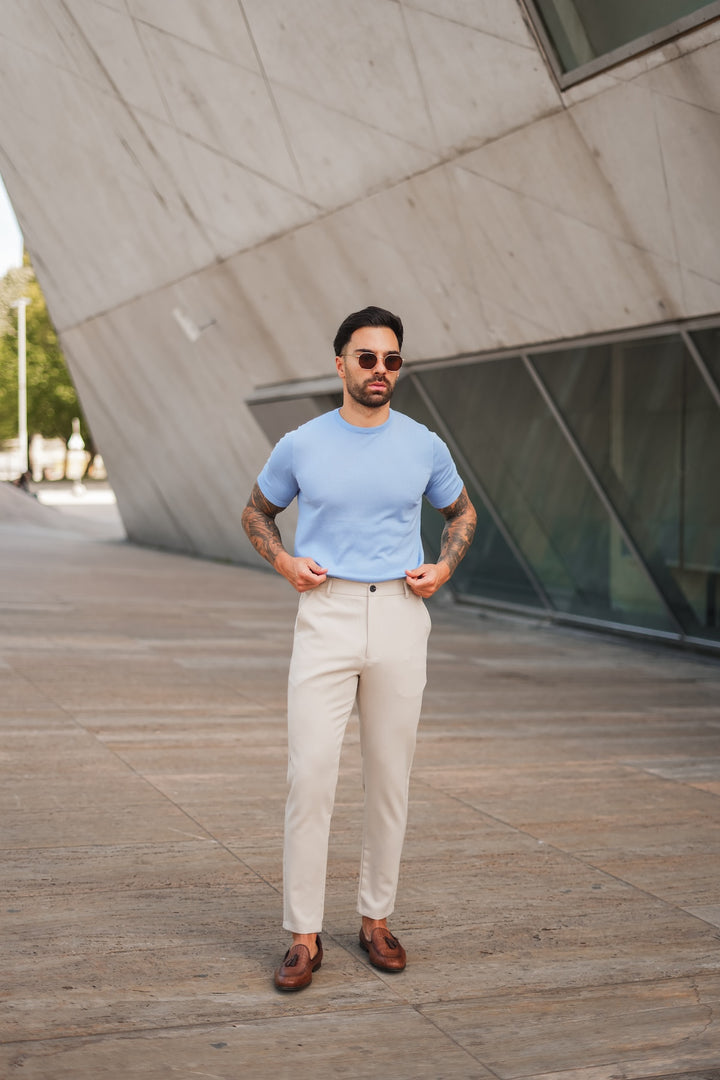 Plain Milan Chino - Beige (passt klein)