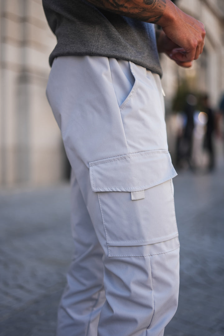 Capri Cargo Pants - Grey