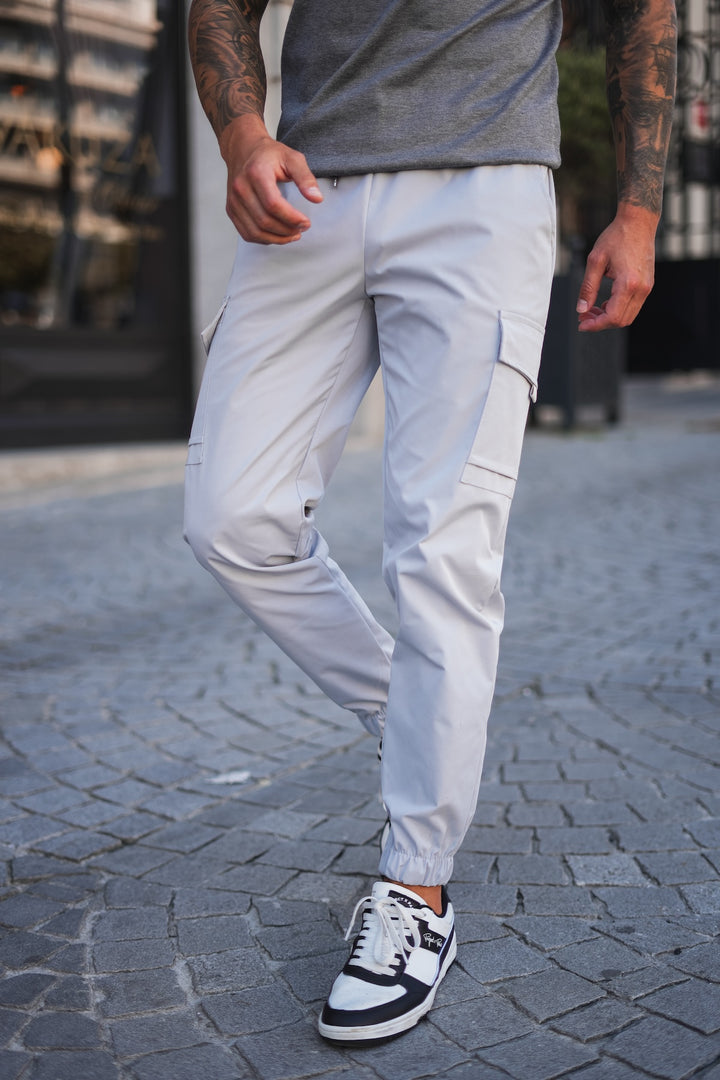 Capri Cargo Pants - Grey